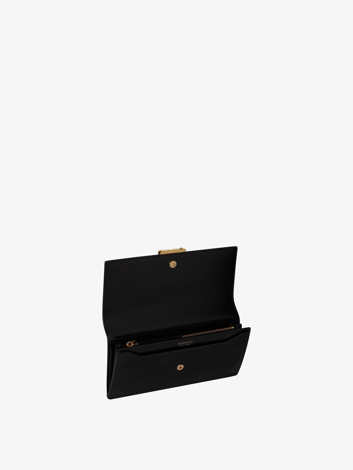 4G Liquid wallet in Box leather Product Image