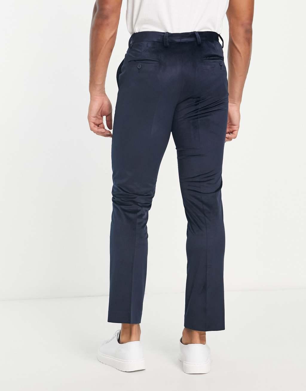 French Connection velvet suit pants Product Image