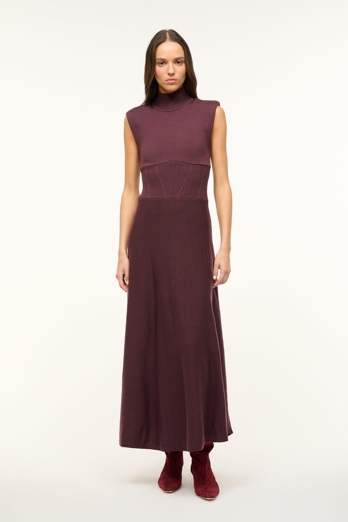 LAFAYETTE DRESS | MERLOT Product Image