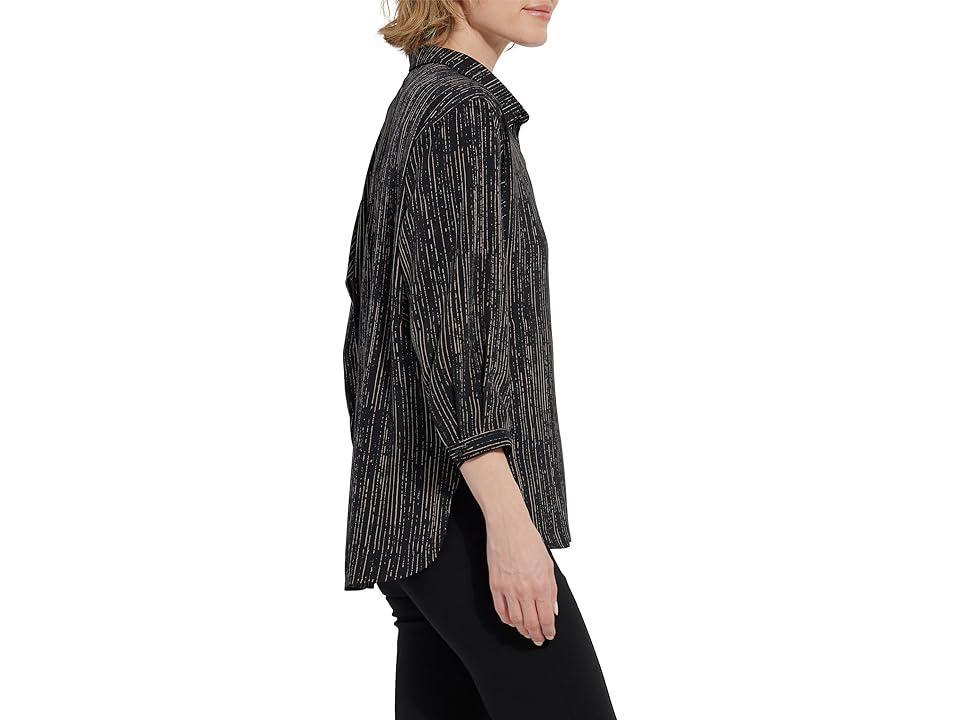 Lysse Renee Stretch Woven Blouse Vertically) Women's Clothing Product Image