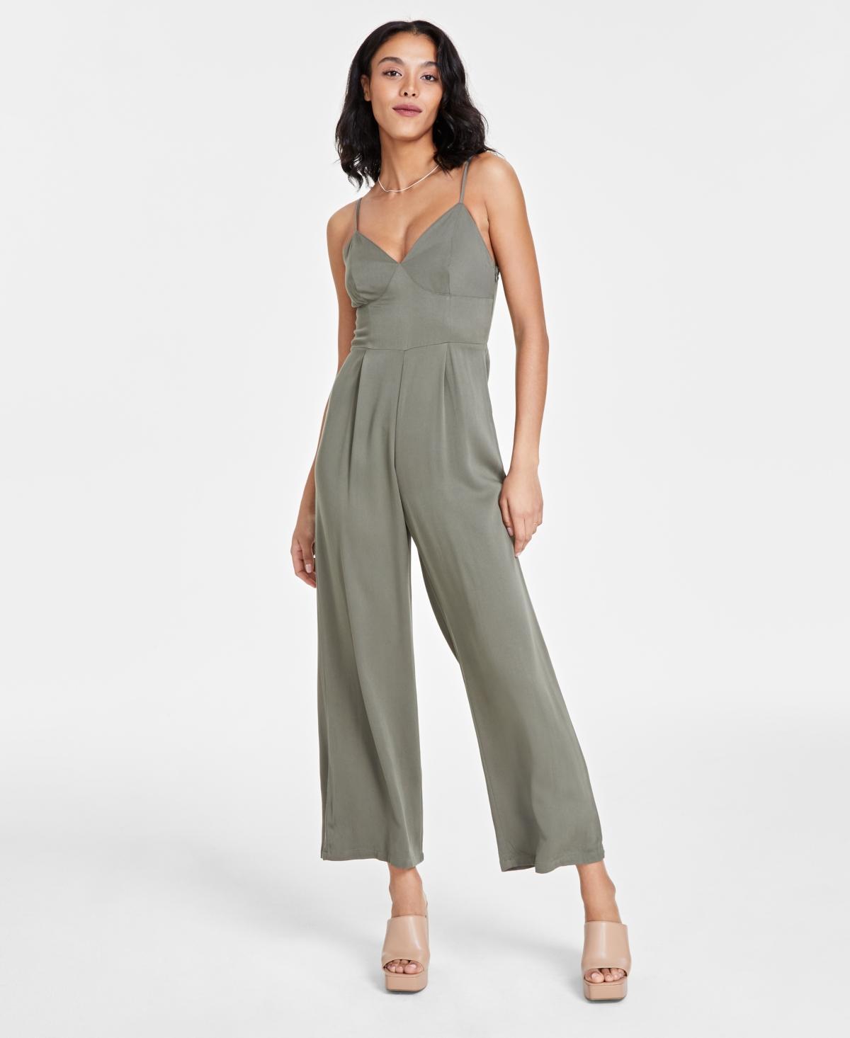 Bar Iii Womens Sleeveless Sweetheart Jumpsuit, Created for Macys Product Image