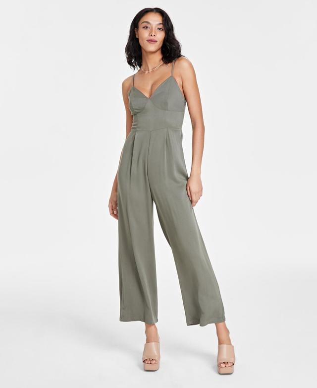 Bar Iii Womens Sleeveless Sweetheart Jumpsuit, Created for Macys Product Image