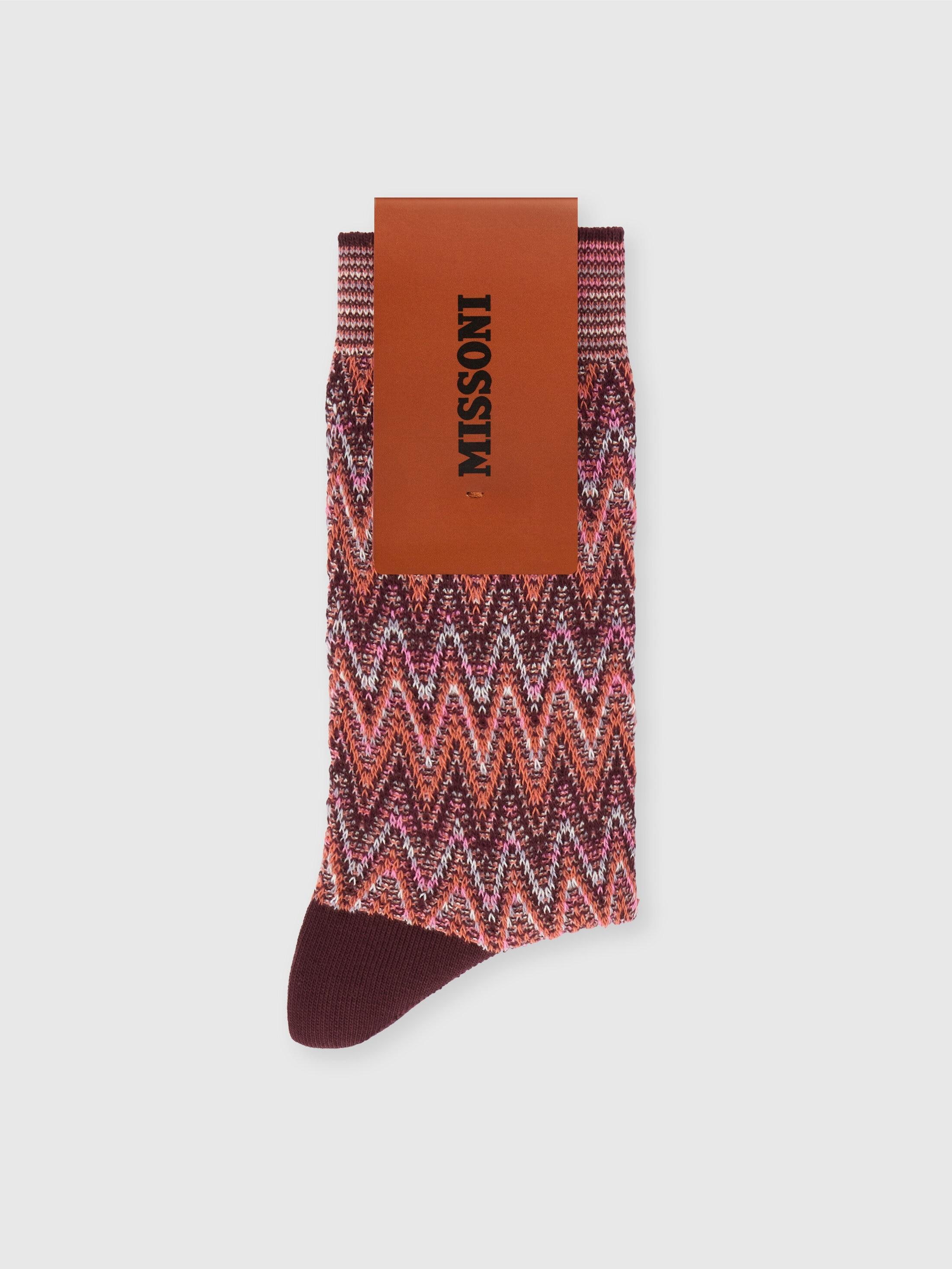 Chevron cotton socks Product Image