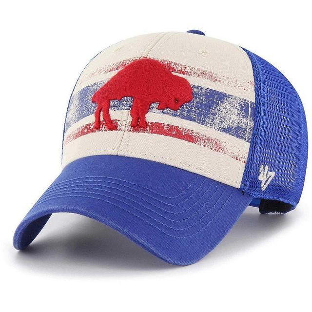 Mens 47 Cream Buffalo Bills Breakout MVP Trucker Adjustable Hat Product Image