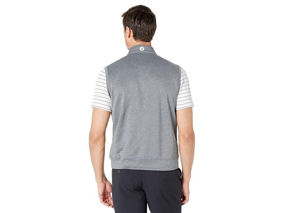 johnnie-O Denny 1/4 Zip Performance Golf Vest (Heather ) Men's Clothing Product Image