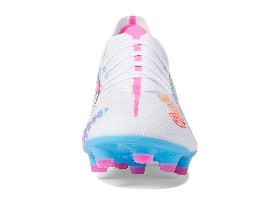 PUMA Ultra 5 Match Vol. Up Fg/Ag (Puma -Luminous Blue-Poison Pink-Fizzy Melon) Men's Soccer Shoes Product Image