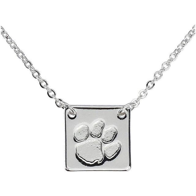 Clemson Tigers Felicity Necklace, Womens, Silver Product Image