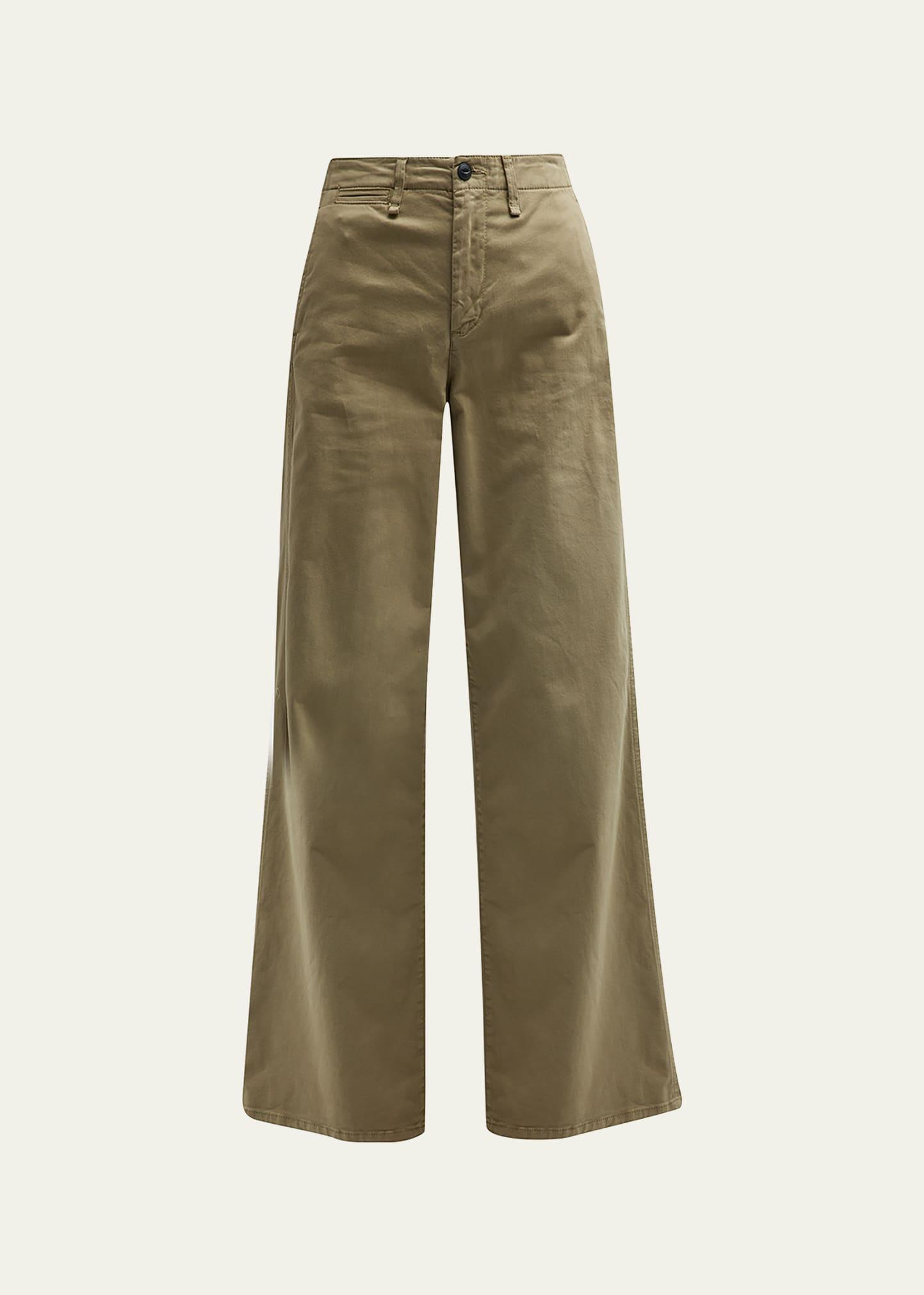 Sofie Wide-Leg Chino Pants Product Image