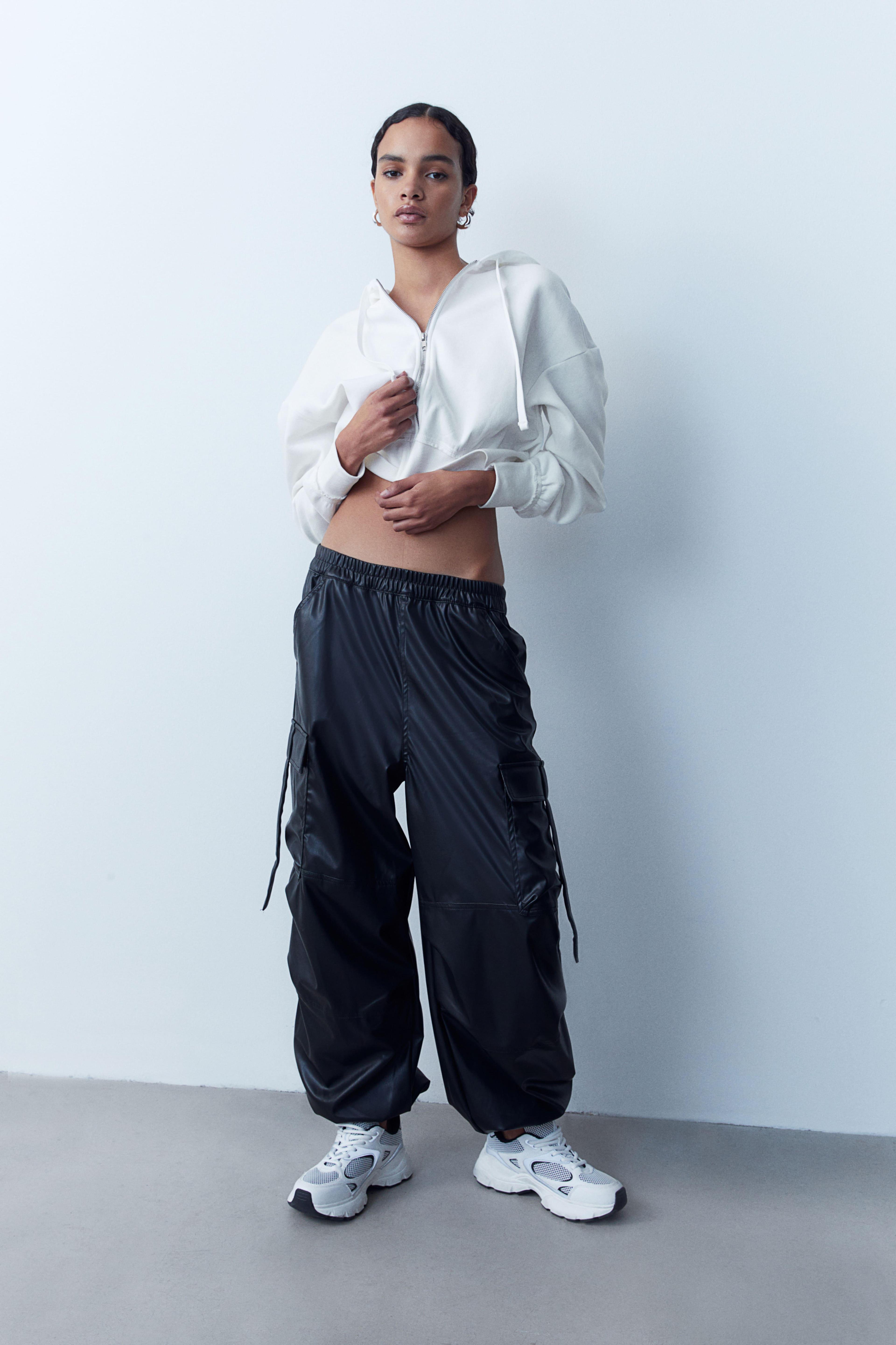 Coated Cargo Pants Product Image