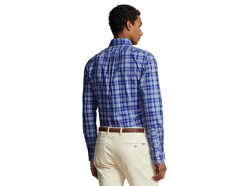 Polo Ralph Lauren Classic Fit Plaid Stretch Poplin Shirt (6275 Multi) Men's Clothing Product Image