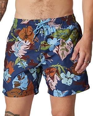 Rodd & Gunn Dartmoor Bay Foliage Print 7 Swim Trunks Product Image