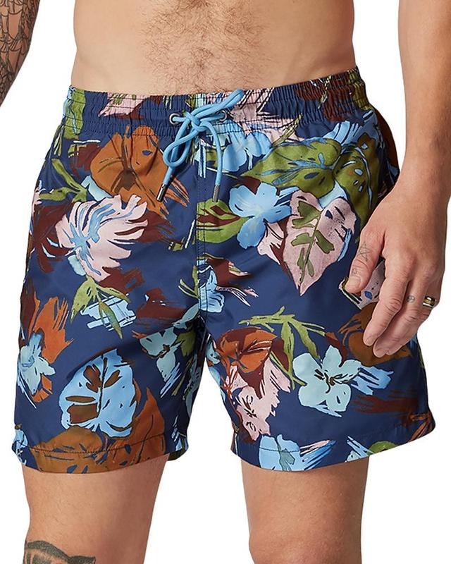 Rodd & Gunn Dartmoor Bay Foliage Print 7 Swim Trunks Product Image