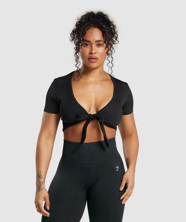 Gains Seamless Fitted Crop Top Product Image