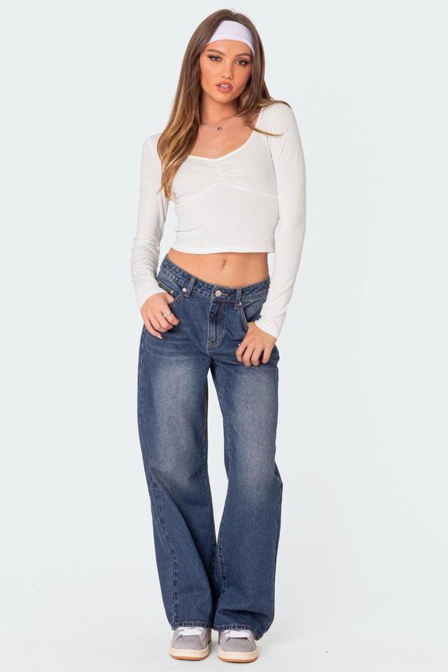 Karie Relaxed Mid Rise Jeans Product Image