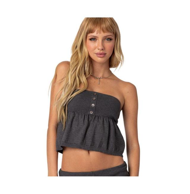 EDIKTED Cecelia Rib Tube Top Product Image