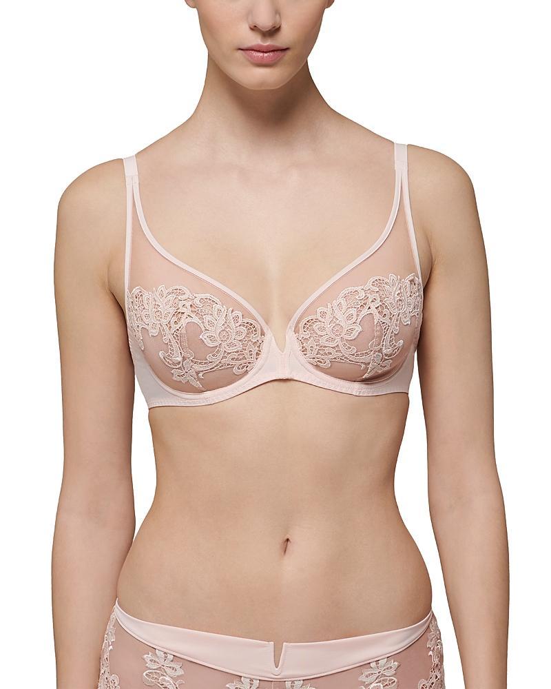 Simone Perele Saga Sheer Plunge Underwire Bra Product Image