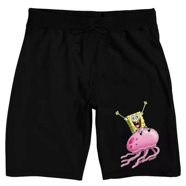 Mens SpongeBob Square pants Sleep Shorts Product Image