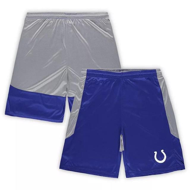 Mens Fanatics Royal Indianapolis Colts Big & Tall Team Logo Shorts Product Image