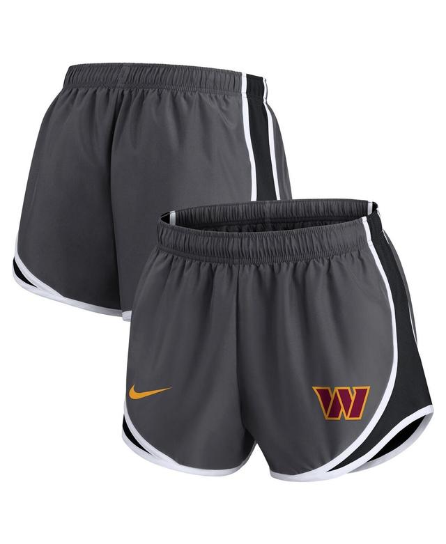 Womens Nike Charcoal Washington Commanders Logo Performance Tempo Shorts Product Image