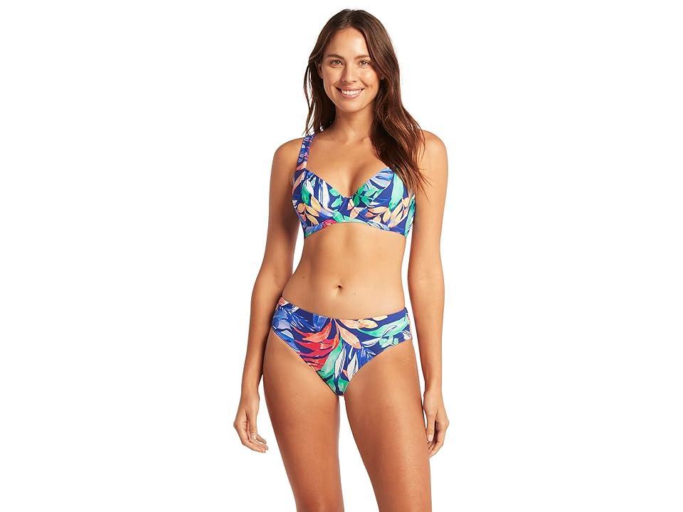 SEA LEVEL SWIM Cabana C/D Cup with Underwire Bra (Royal) Women's Swimwear Product Image