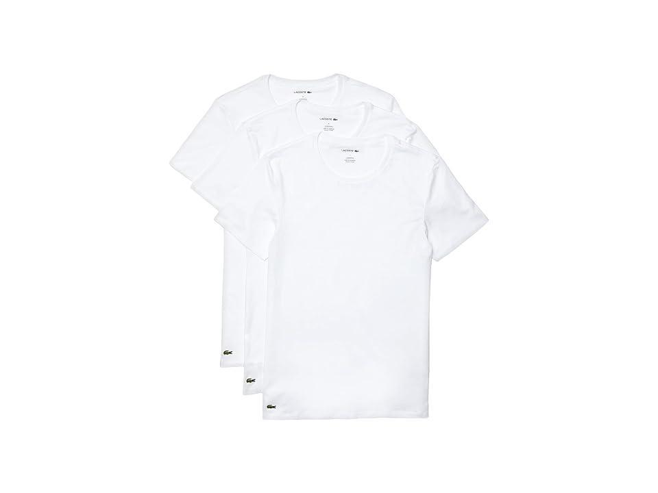 Lacoste 3-Pack Crew Neck Slim Fit Essential T-Shirt Men's Clothing Product Image