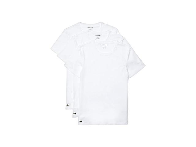 Lacoste 3-Pack Crew Neck Slim Fit Essential T-Shirt Men's Clothing Product Image