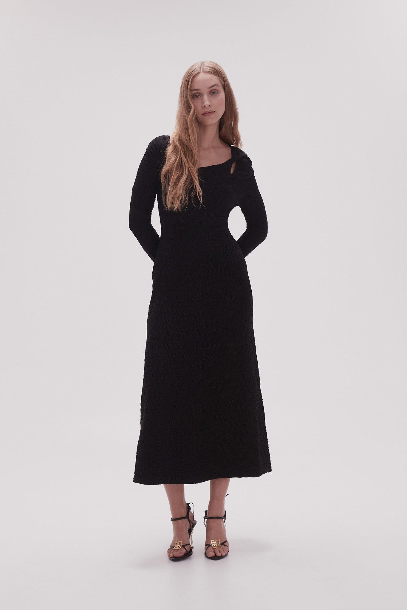 Celeste Twist Knit Midi Dress product image