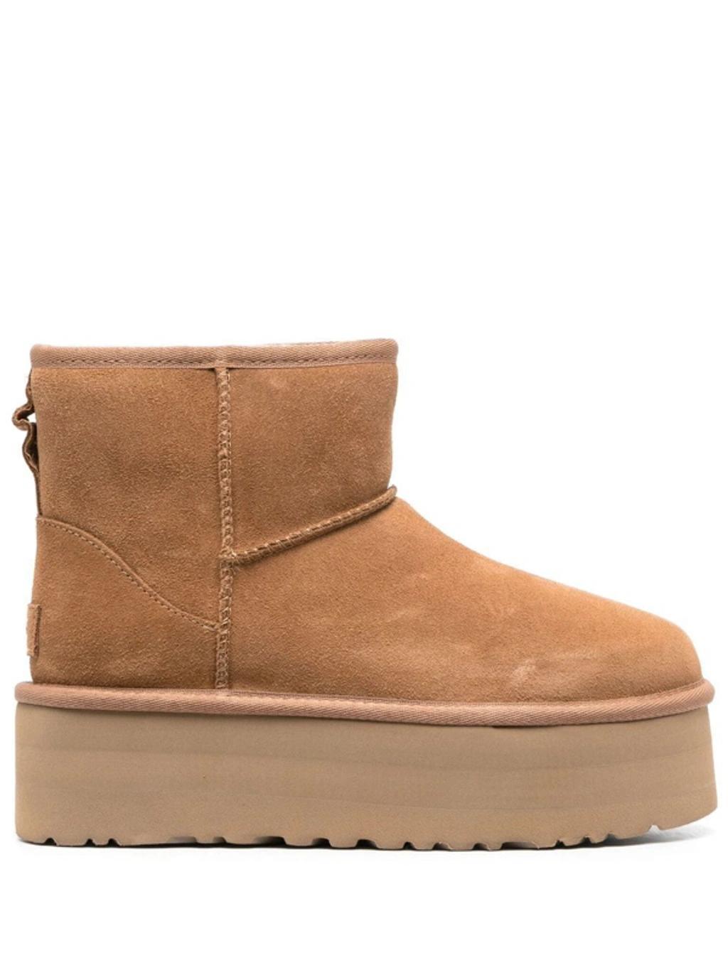 Chunky Slip-on Boots In Brown product image