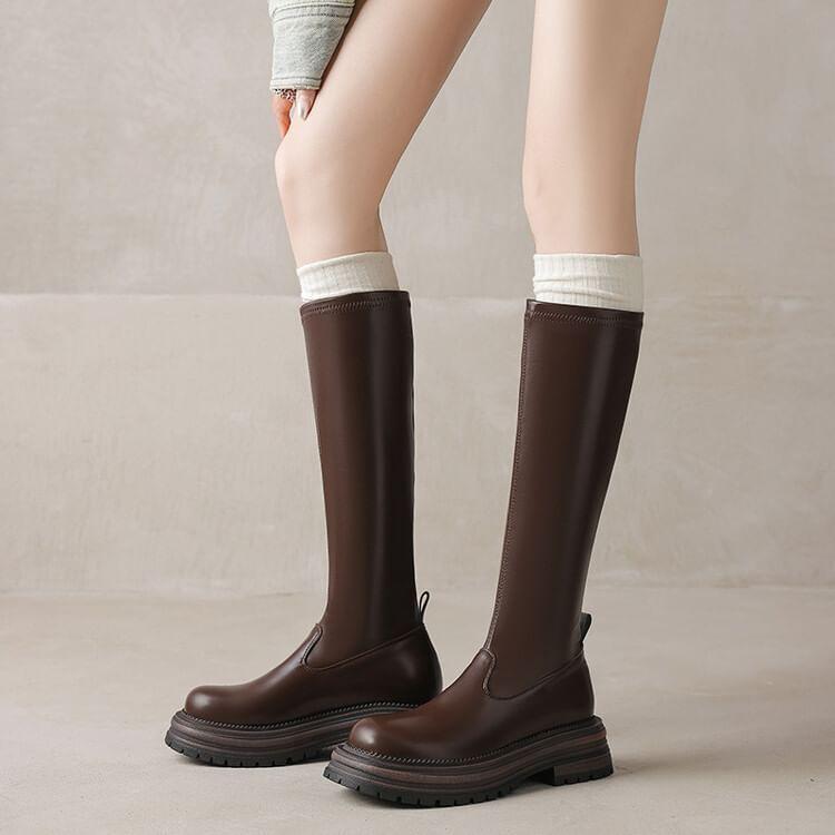 Platform Plain Tall Boots product image