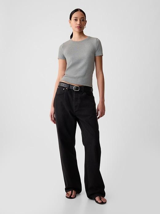 Modern Rib Cropped T-Shirt Product Image