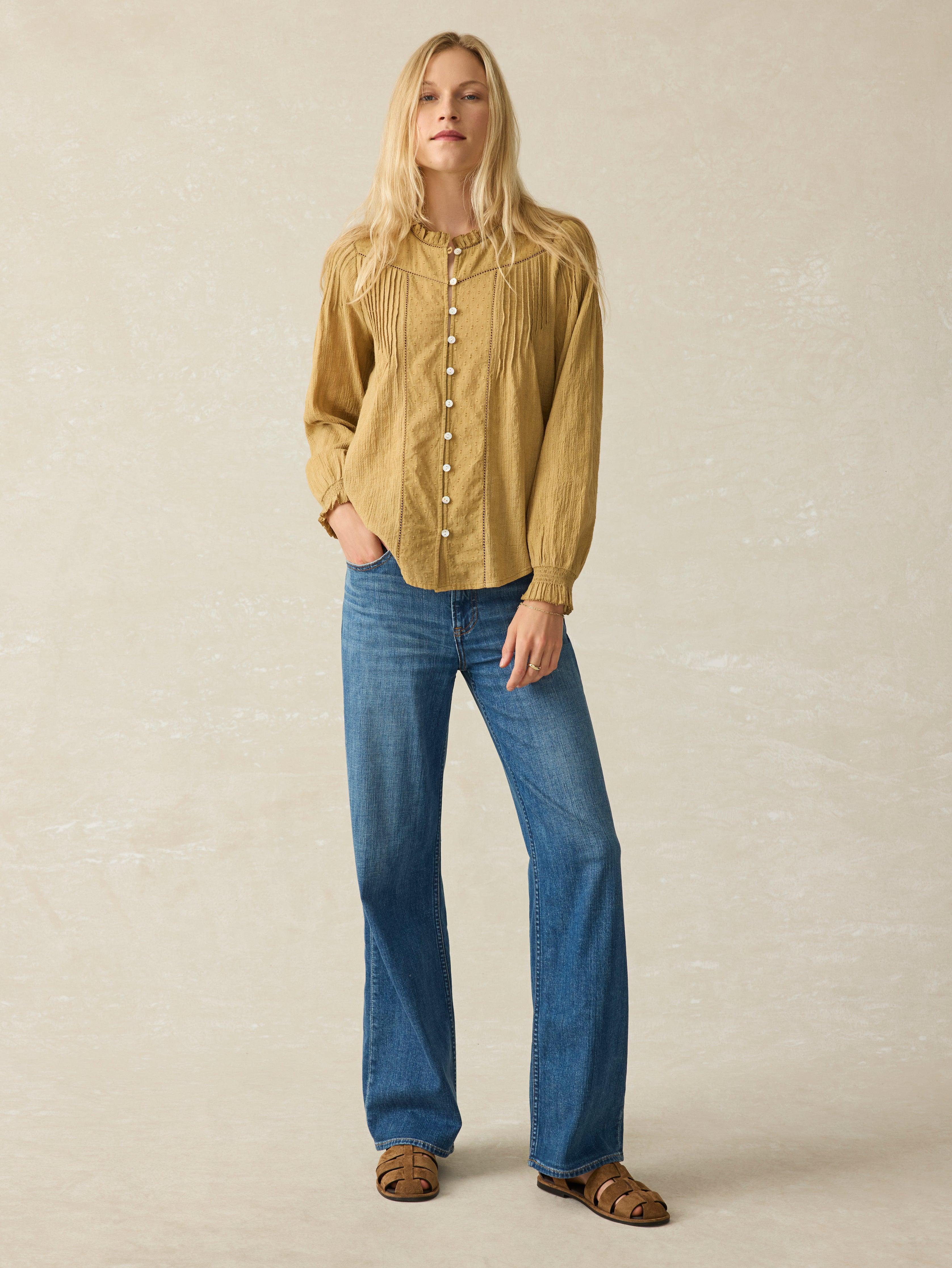 Lily Blouse - Antique Bronze Female Product Image