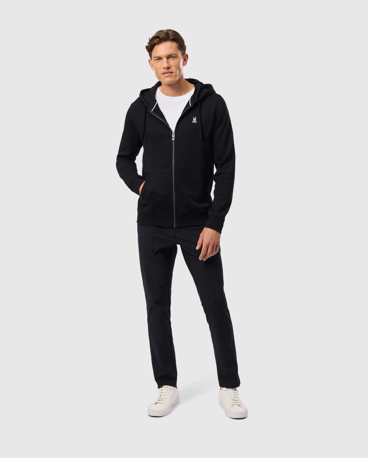 MENS LEVY ZIP FLEECE HOODIE - B6H720D200 Product Image