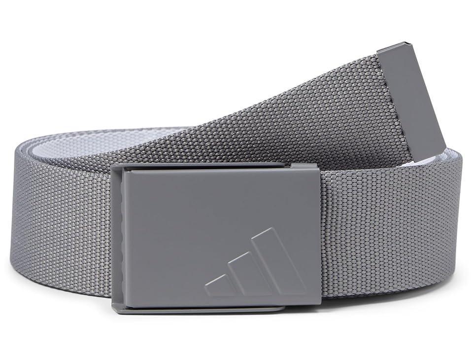 adidas Golf Golf Reversible Web Belt (Grey Heather/White) Men's Belts Product Image