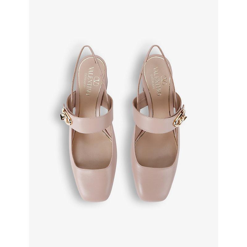 VALENTINO GARAVANI Vlogo Slingback Pump In Pink Product Image