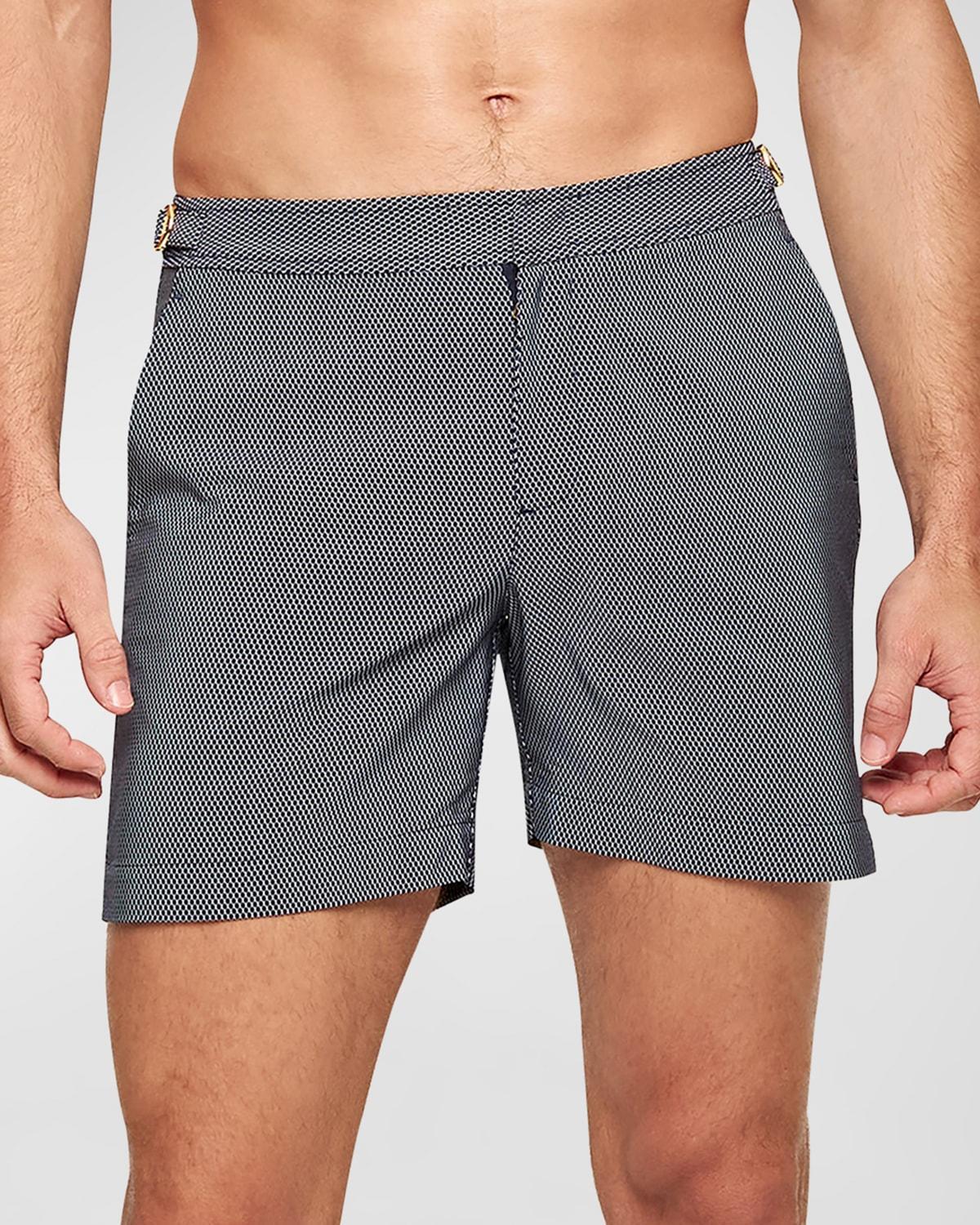 Mens Bulldog Jacquard Swim Shorts Product Image