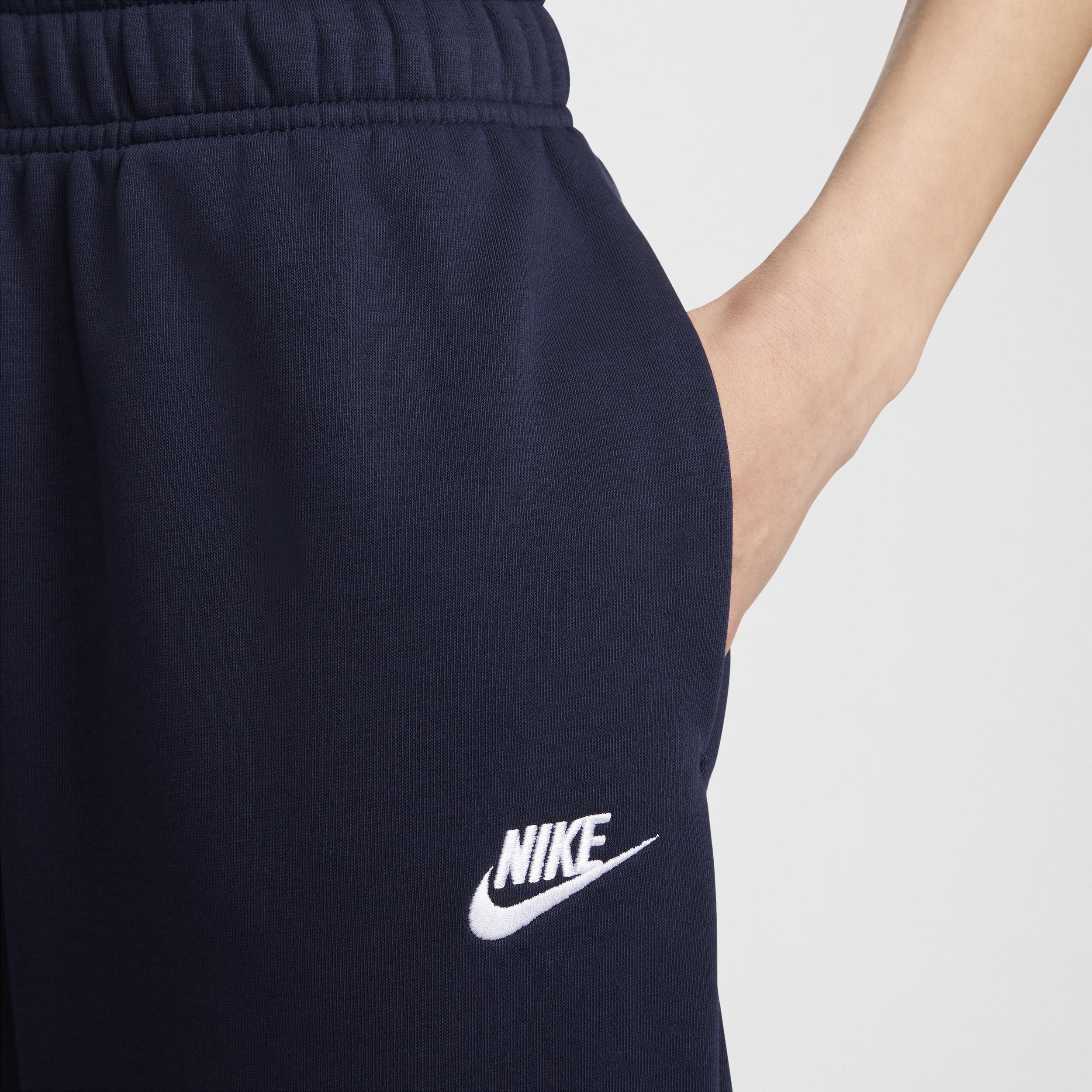 Womens Nike Sportswear Oversized Club Fleece Sweatpants Blue Product Image