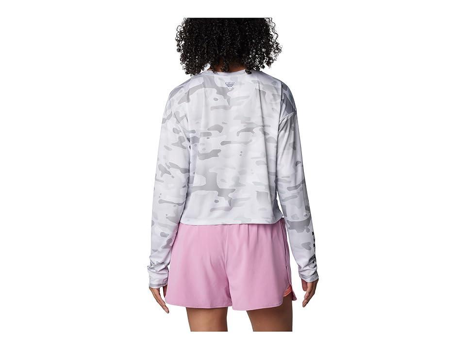 Columbia Super Tidal Light Long Sleeve (Nimbus Grey Watershed) Women's Clothing Product Image