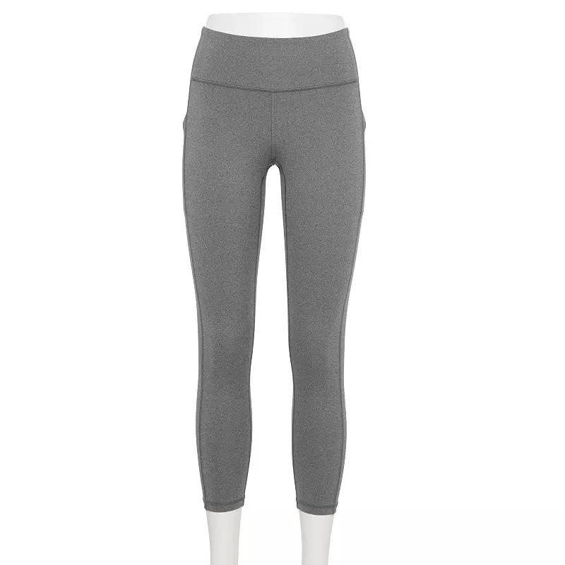 Womens Adaptive Tek Gear Ultrastretch High-Waisted 7/8 Leggings Grey product image