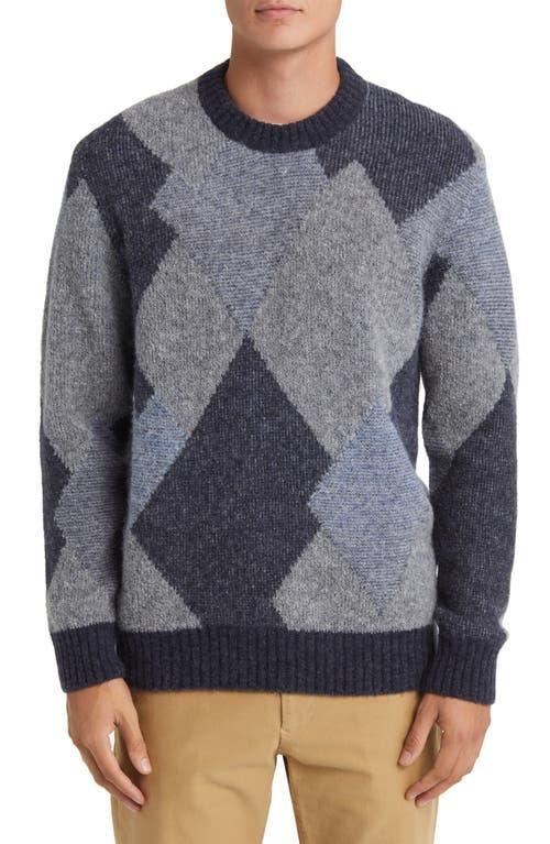 NN07 Brady 6531 Jacquard Wool Blend Crewneck Sweater Product Image