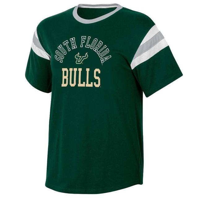 NCAA South Florida Bulls Womens Short Sleeve Stripe T-Shirt Product Image