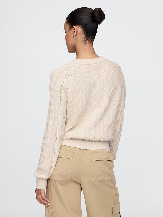 Classic Cable-Knit Sweater Product Image