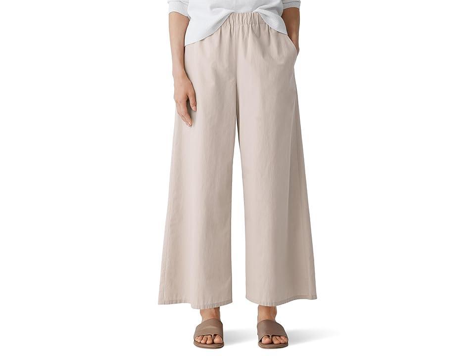 Eileen Fisher Petite Wide Ankle Pants (Wheat) Women's Casual Pants Product Image