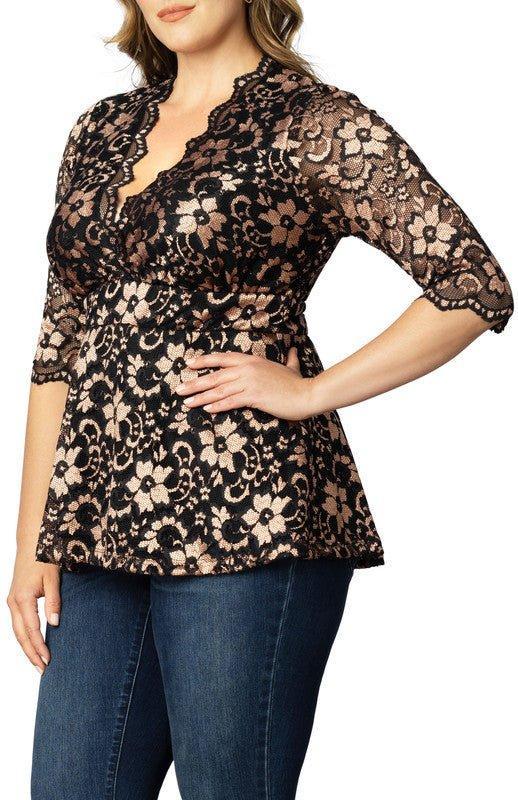 Luxe Lace Top - Plus Product Image