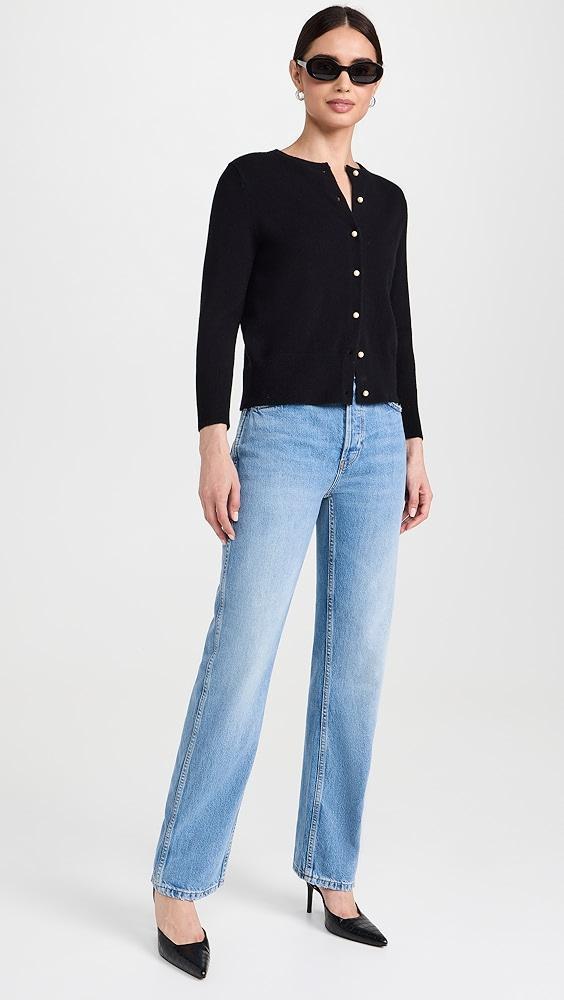 Vince Pearl Button Cardigan | Shopbop Product Image