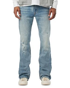 Mens Walker Distressed Stretch Flare Jeans Product Image