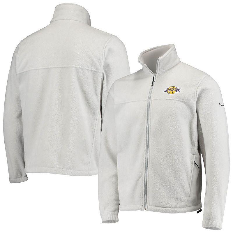 Mens Columbia Los Angeles Lakers Gray Flanker Full-Zip Jacket Product Image