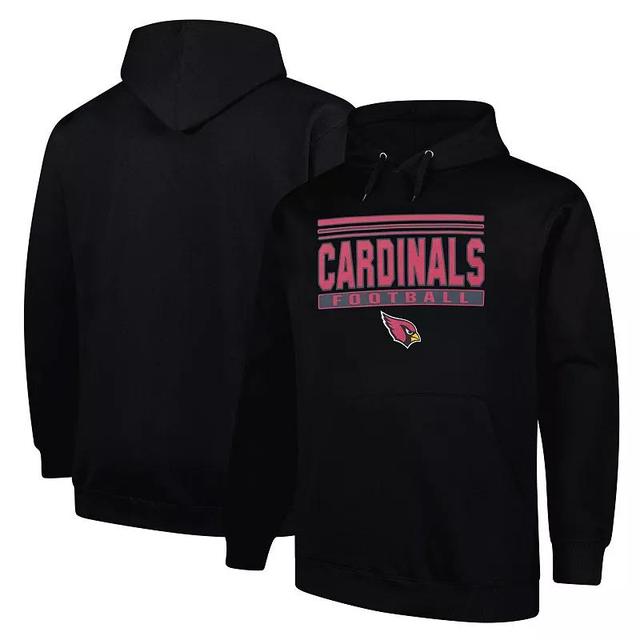 Mens Fanatics Arizona Cardinals Big & Tall Pop Pullover Hoodie Product Image