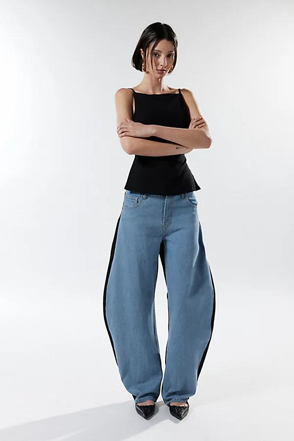 Lioness Low-Rise Horseshoe Jean Womens at Urban Outfitters Product Image