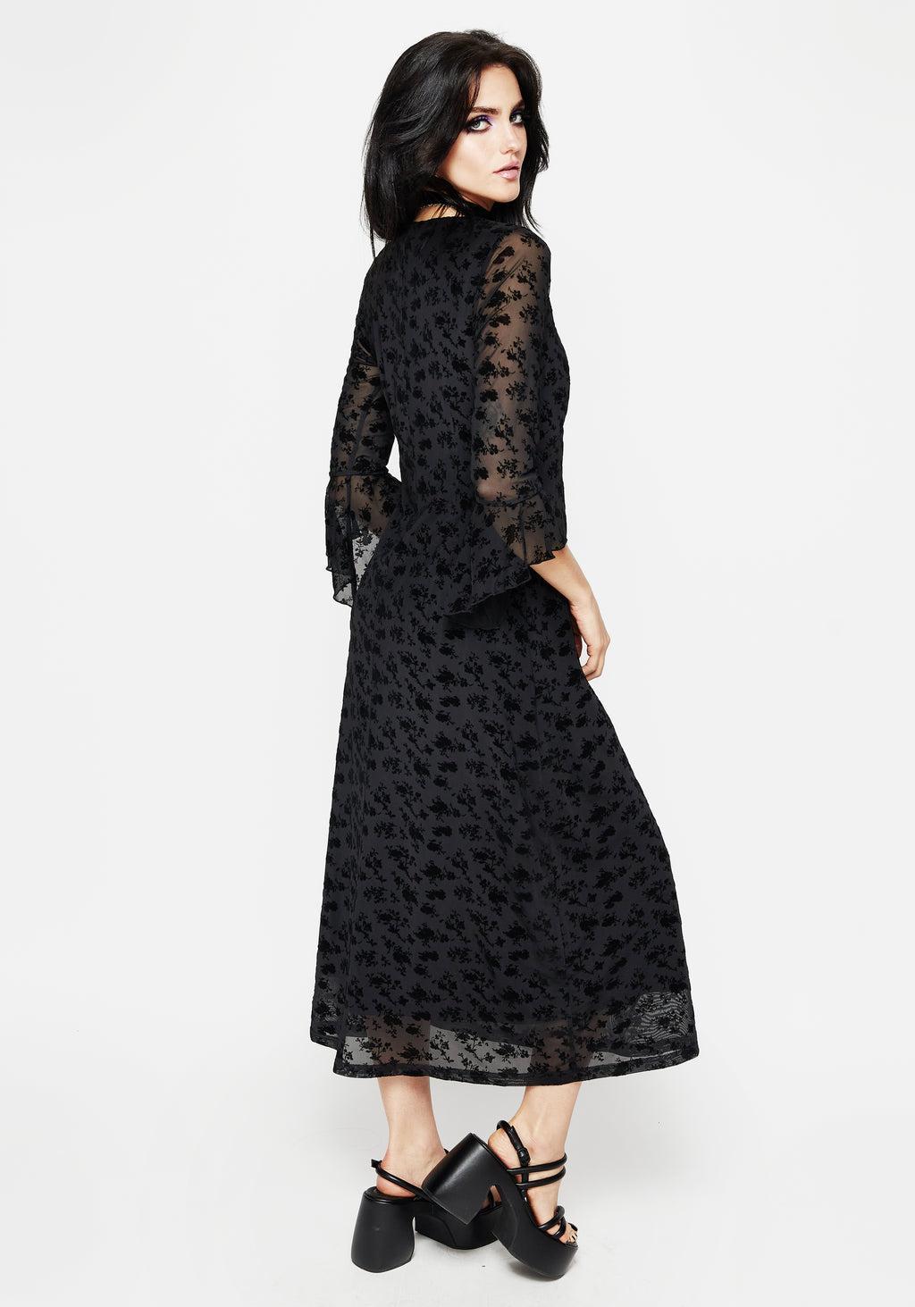 Conduit Floral Mesh Layered Midaxi Dress Product Image