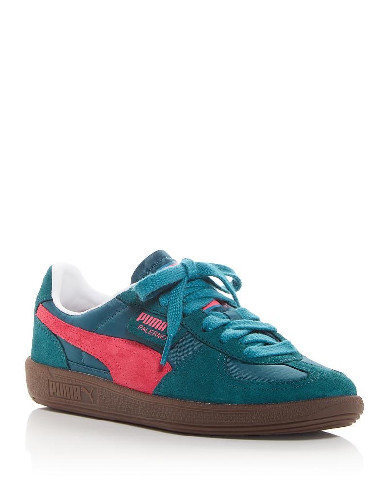 PUMA Womens PUMA Palermo Play Paris - Womens Shoes Green/Cherry Product Image